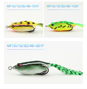 LUTAC China Super <span class=keywords><strong>Killer</strong></span> Frog señuelo 45mm 7g señuelo pesca nariz afilada pequeño doble gancho accesorios de pesca - Product Image 6