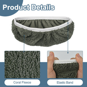 Funda <span class=keywords><strong>de</strong></span> Repuesto para Mopa Ecológica y Duradera, Paño Suave y Altamente Absorbente, Accesorio <span class=keywords><strong>de</strong></span> Mopa Flexible <span class=keywords><strong>de</strong></span> 360° para <span class=keywords><strong>Personas</strong></span> con Poco Tiempo - Product Image 5
