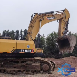 รถขุดตีนตะขาบ SY750H ขนาด 75 ตัน พร้อมบุ้งกี๋ขนาด 4.6 เมตร เครื่องยนต์ Isuzu 382 กิโลวัตต์ พร้อมปั๊ม เกียร์บ็อกซ์ และลูกปืน รับประกัน 1 ปี - Product Image 4