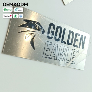 Targhetta Personalizzata in Acciaio Inossidabile con Logo <span class=keywords><strong>Aquila</strong></span> Spazzolato, Incisione Profonda per Macchinari Tessili - Product Image 3