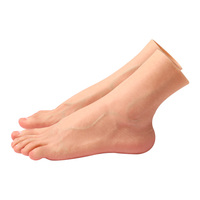 Prothèse de jambe et de pied artificiels en silicone, haute simulation, portables, pour couvrir les cicatrices, pour Halloween, les fêtes et les cosplayers