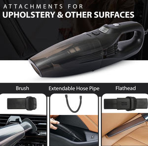 12V 106 wát LED xe máy hút bụi ướt/Khô 4500-5000PA ABS + Đồng 16.5ft dây 0.5L công suất đầy đủ phụ kiện bao gồm F6 hypa - Product Image 6