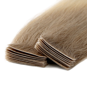KSWIGS Premium Invisible PU <b>Tape</b> Extensions For Salon Thick Ends Double Drawn Remy Human Hair Long Lifespan - Product Image 6