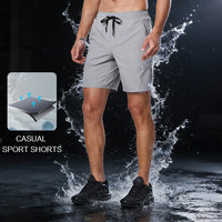 Pantalones Cortos Deportivos para Hombre, Resistentes al Agua, 90% Nailon, 10% Elastano, Cierre YKK, Elásticos en 4 Direcciones, para Senderismo y Gimnasio