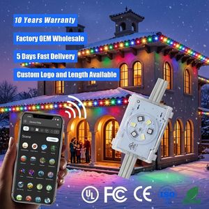 48V Jellyfish Rgbw Color Changing 6 Led Christmas <b>Lights</b> Wifi Controller IP68 Outdoor Permanent <b>Point</b> <b>Light</b> Source - Product Image 1