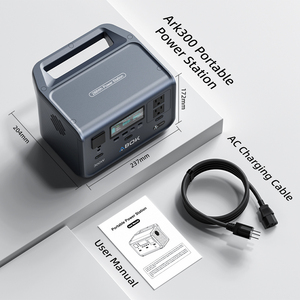 ABOK High Quality Safe Efficient Portable Camping Charger 300w Mobile Power <b>Mini</b> <b>Solar</b> System Outdoor Camping Travel - Product Image 6