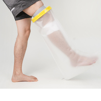 Couverture de plâtre réutilisable et imperméable pour soins des plaies du pied diabétique, désinfectante par infrarouge lointain, pour la douche après interventions chirurgicales du pied, grande taille, pour le marché chinois