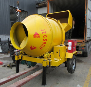 Trémie hydraulique portable de haute qualité Diesel obligatoire Petit bétonnière / Machine à <span class=keywords><strong>béton</strong></span> à moteur diesel 500L - Product Image 4