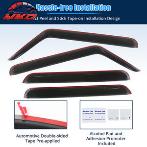 Viseras Acrílicas para Ventanas de Jeep Commander 06-10, Deflectores de Viento y Lluvia - Product Image 4