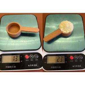 Cuillère à mesurer en bois écologique <span class=keywords><strong>10g</strong></span> 15g Cuillère à mesurer en bois pour le <span class=keywords><strong>sel</strong></span> de thé en poudre de lait protéiné - Product Image 4