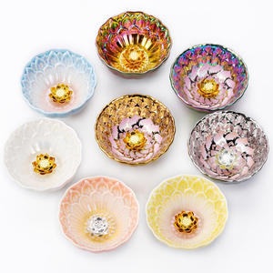 Tazza da tè in ceramica singola con petali personalizzati di energia magnetica Placcatura ionica per <span class=keywords><strong>amanti</strong></span> del tè - Product Image 1