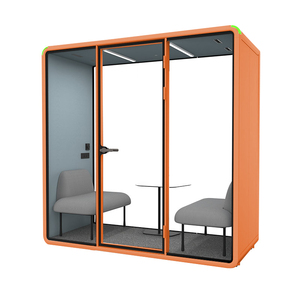บูธโทรศัพท์ส่วนตัวแบบกันเสียงสำหรับ 2 คน รุ่น Acoustic Pod สำหรับการประชุมในร่ม บูธโทรศัพท์สำนักงาน - Product Image 3
