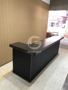 เคาน์เตอร์บาร์ค็อกเทลสแตนเลส 201/304 คุณภาพสูง พร้อมอ่างล้างมือและตู้เย็นในตัว - Product Image 4