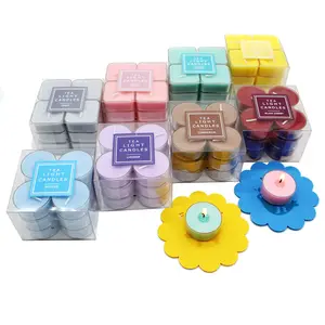 Caja de velas perfumadas para el té, caja de alta calidad, 12 unidades