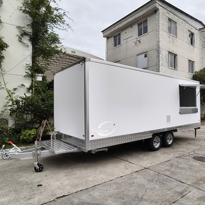 Carretto Mobile Personalizzato per Gelati, Smoothies, Succhi, Caffè e Slush Bar, Rimorchio Completamente Attrezzato, Furgone per Fast Food - Product Image 3