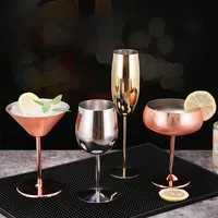 Aangepaste 240Ml Metalen Martini Cup Rvs 304 Wijn Glasdrinkbeker Luxe Champagne Glas Voor Keuken Bar Party Wedding