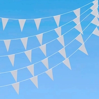 Drapeau en guirlande imprimé multicolore à motif personnalisé, très durable, pour événements promotionnels – Offre Spéciale