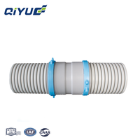 Connecteur de tuyau en plastique de 90 mm, pièces de système de ventilation central, raccord rapide pour conduit CVC, plomberie industrielle