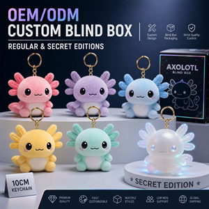 Peluche Personalizzato Serie Sogni d'Acquario Axolotl, Portachiavi, Blind Box, Vendita all'Ingrosso, OEM ODM, Fornitura Diretta dalla Fabbrica, Regalo - Product Image 1
