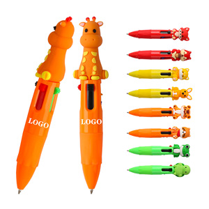 Penna a Pressione Multicolore con Simpatico Design a Forma di Animale in Silicone, Ideale per Eventi e Regali Promozionali - Product Image 3