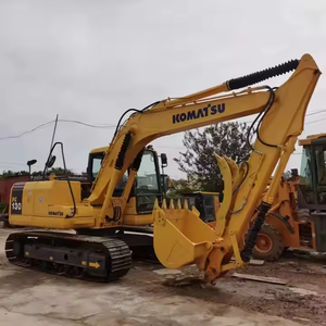 Máquina de movimiento de tierras Komatsu Pc130 usada de calidad perfecta, excavadora de 13 toneladas de bajo precio con motor de núcleo y motor en stock - Product Image 5