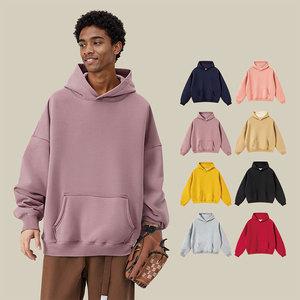 <span class=keywords><strong>Felpa</strong></span> Invernale da <span class=keywords><strong>Uomo</strong></span> <span class=keywords><strong>con</strong></span> <span class=keywords><strong>Cappuccio</strong></span> e Imbottitura in Pelliccia, Maniche Larghe in Lana d'Agnello, Collo Tondo - Product Image 1