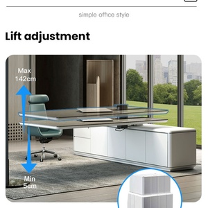 Proveedor Mayorista de Escritorios de Oficina en Forma de L, Diseño Moderno y Minimalista, Muebles de Oficina Comerciales - Product Image 2