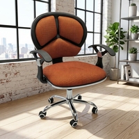 Chaise de bureau ergonomique moderne Guanfu en cuir PU, réglable en hauteur, pivotante, confortable, pour la maison et l'atelier, fabriquée en Chine 8896