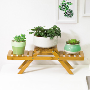 Simple <b>desktop</b> <b>shelf</b>, balcony succulent plant stand, living room flower pot stand, indoor floor-standing plant stand, tabletop - Product Image 4