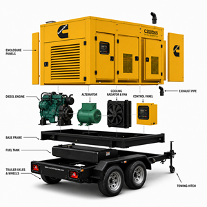 เครื่องกำเนิดไฟฟ้าดีเซล 40kva 40kw 50kva 50kw 60kva ประหยัดน้ำมัน พร้อมเครื่องยนต์ Cummins 4BT ได้รับมาตรฐาน EAC EAP CE ISO UKCA ROHS ราคาพิเศษ - Product Image 3