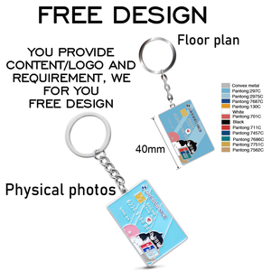 Nhà Máy Tùy Chỉnh Kẽm Hợp Kim Kim Loại Keychain Cá Nhân Công Ty Logo Nhân Vật Hoạt Hình 3D Ba Chiều Mặt Dây Chuyền - Product Image 5