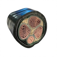 ZBN-YJV22 3X240 + 1X120 Bande en acier résistant au feu Câble isolé XLPE à noyau de cuivre