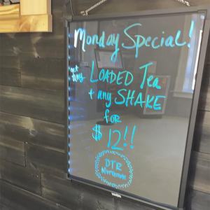 DIY发光二极管书写信息显示板，带遥控手写发光二极管霓虹灯效果餐厅菜单标志 - Product Image 6