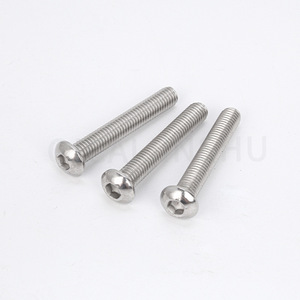 304 Stainless Steel Round Head Socket Cap Screw M3 M4 M5 M6 M8 Metric Threaded <b>Fastener</b> - Product Image 3