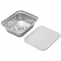 Boîte en aluminium pour traiteur aérien, barquette jetable en aluminium pour repas à emporter, plateau à pizza