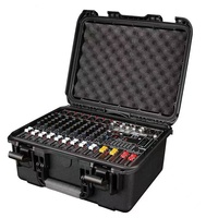 Console de mixage audio portable professionnelle avec Bluetooth, lecteur MP3 USB, effet de réverbération, amplificateur de puissance, table de mixage DJ tout-en-un