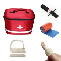 Kit de primeiros socorros médico multifuncional, pequeno com suprimentos