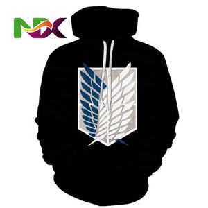 Sudaderas de Anime de Poliéster Baratas Personalizadas, Impresión Digital 3D, Sudadera de <span class=keywords><strong>Ataque</strong></span> <span class=keywords><strong>a</strong></span> <span class=keywords><strong>los</strong></span> <span class=keywords><strong>Titanes</strong></span> - Product Image 6