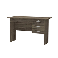 Escritorio de Oficina Moderno de Madera para una Persona, con 3 Cajones, Muebles Elegantes para Oficina en Casa o Comedor, Novedad 2024