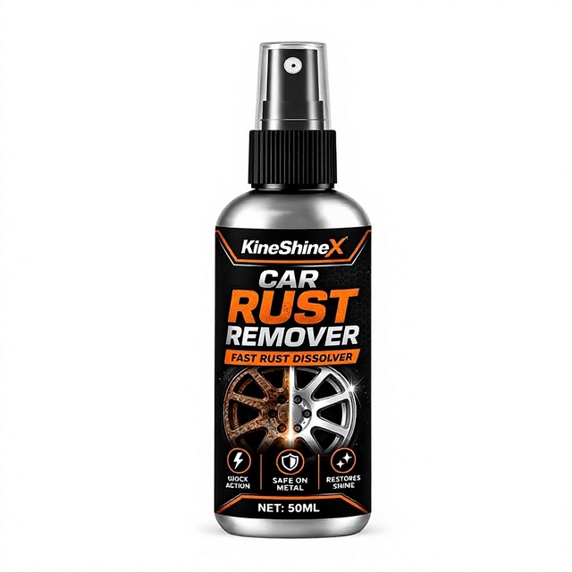 KineShineX Car Rust Prevention Spray 50 mL Metal Surface Protection Wheel Refurbishing Made in China Model Seven Hundred Fifteen
