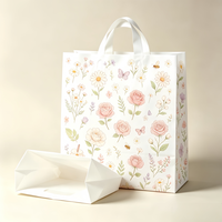 Sac de courses en plastique personnalisé avec impression sur mesure, idéal pour les supermarchés et les centres commerciaux