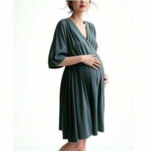 ชุดเดรสไม้ไผ่3 in <span class=keywords><strong>1</strong></span>สำหรับให้นมบุตร/จัดส่ง/โรงพยาบาลชุดนอนสำหรับให้นมบุตร - Product Image 4