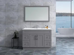 Mobiletto a specchio classico appeso piccolo mobile da bagno semplice