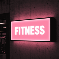 Enseigne lumineuse LED en acrylique personnalisée, vente en gros directe d'usine, affichage publicitaire éclairé