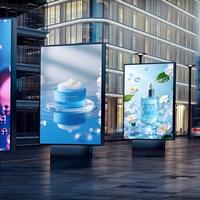 Cadre en aluminium pour la publicité animée Magic Dynamic LED Lightbox Backlit Film Printing