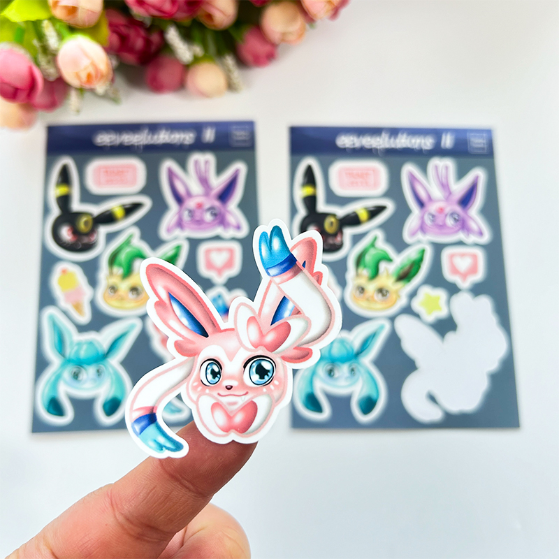 Kiss Cut Stickers Sheet