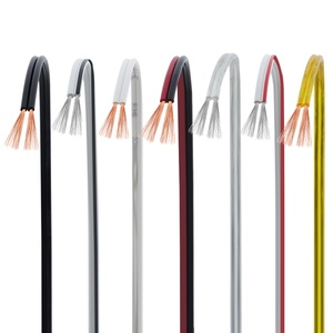 Câble d'alimentation LED en cuivre pur à 2 conducteurs 0,5/0,75/1 mm² avec fils rouges et noirs pour lampes LED - Product Image 1