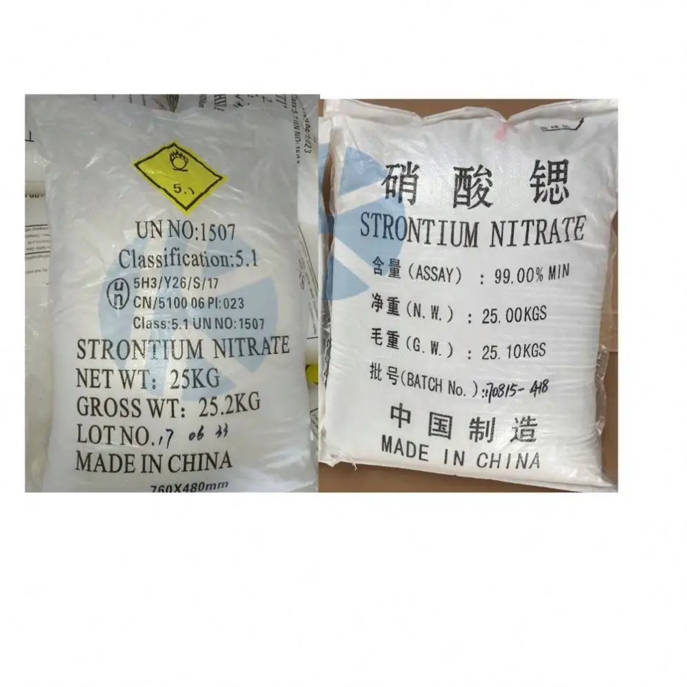 Strontium Nitrate 99.0% Phút Cho Sản Xuất Pháo Hoa