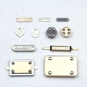 Phụ Kiện May Mặc Mạ Vàng Cá Nhân Logo Kim Loại Nhãn Logo Cho Quần Áo Hijab - Product Image 4