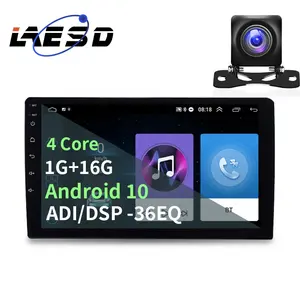 Ricevitore Stereo per auto doppio DIN Monitor da 10 pollici 1080P HD Touch Screen autoradio Audio WiFi/GPS/Radio FM, collegamento specchio per Android
